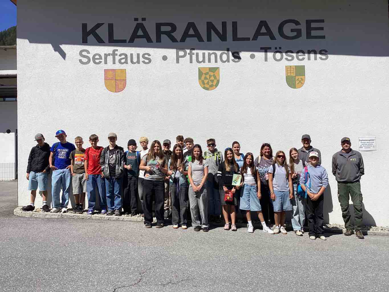 Besuch Klärwerk Tösens