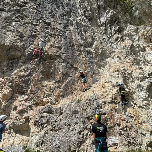 Kletterausflug nach Prutz.