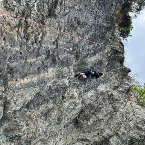 Kletterausflug nach Prutz.