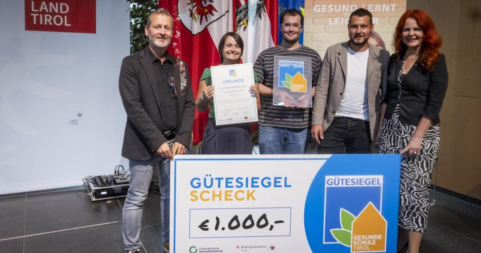 Bild Verleihung Gütesiegel Gesunde Schule