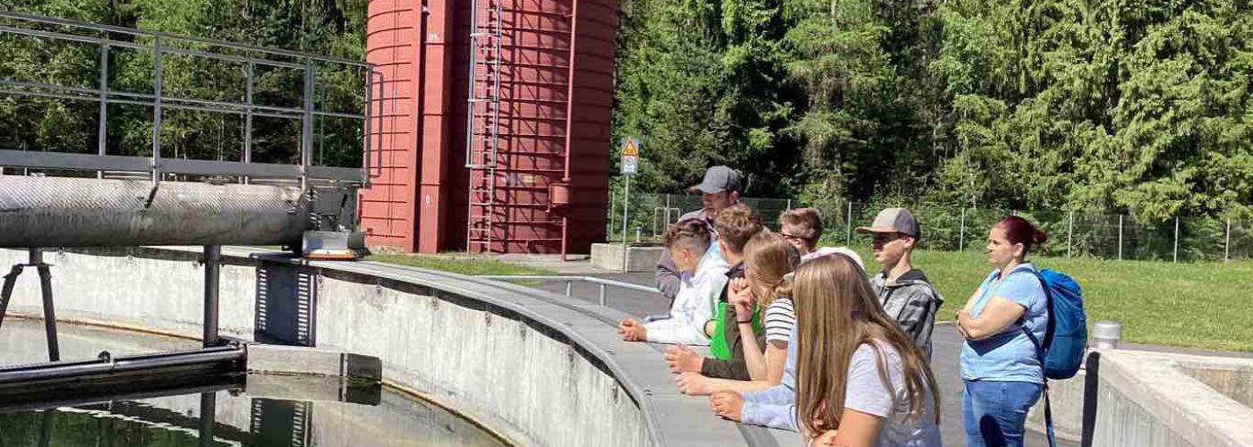 Besuch Klärwerk Tösens